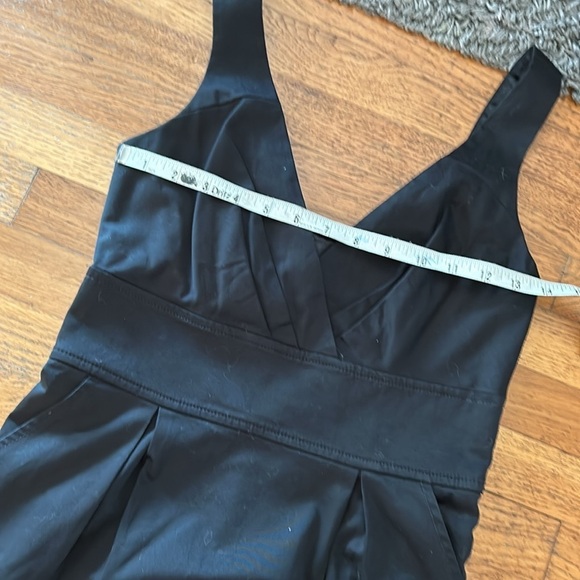 Express Design Studio Black Cocktail Dress V Neck Size 2 - Picture 6 of 13